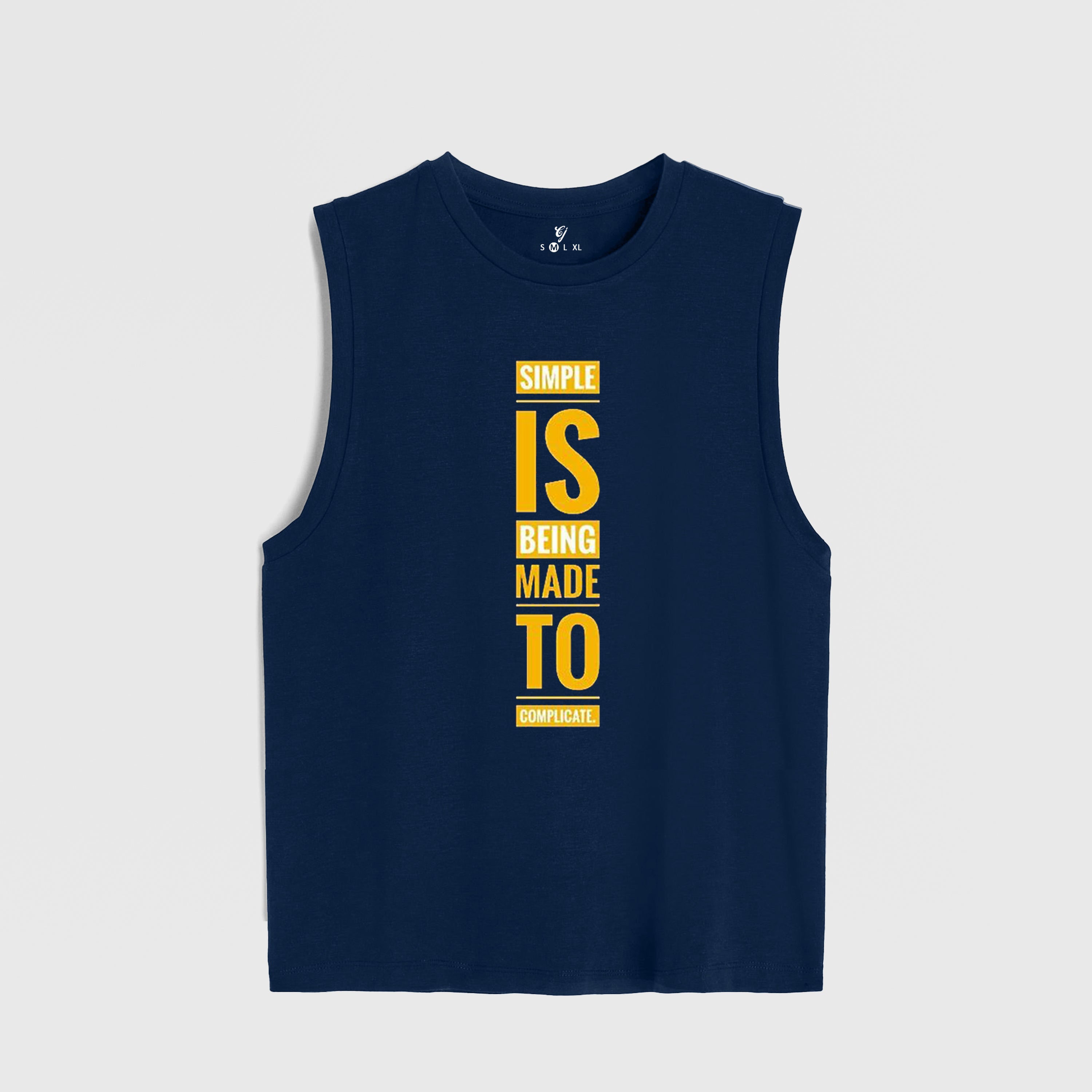 Simple is being made to complicate Tank Top - 01