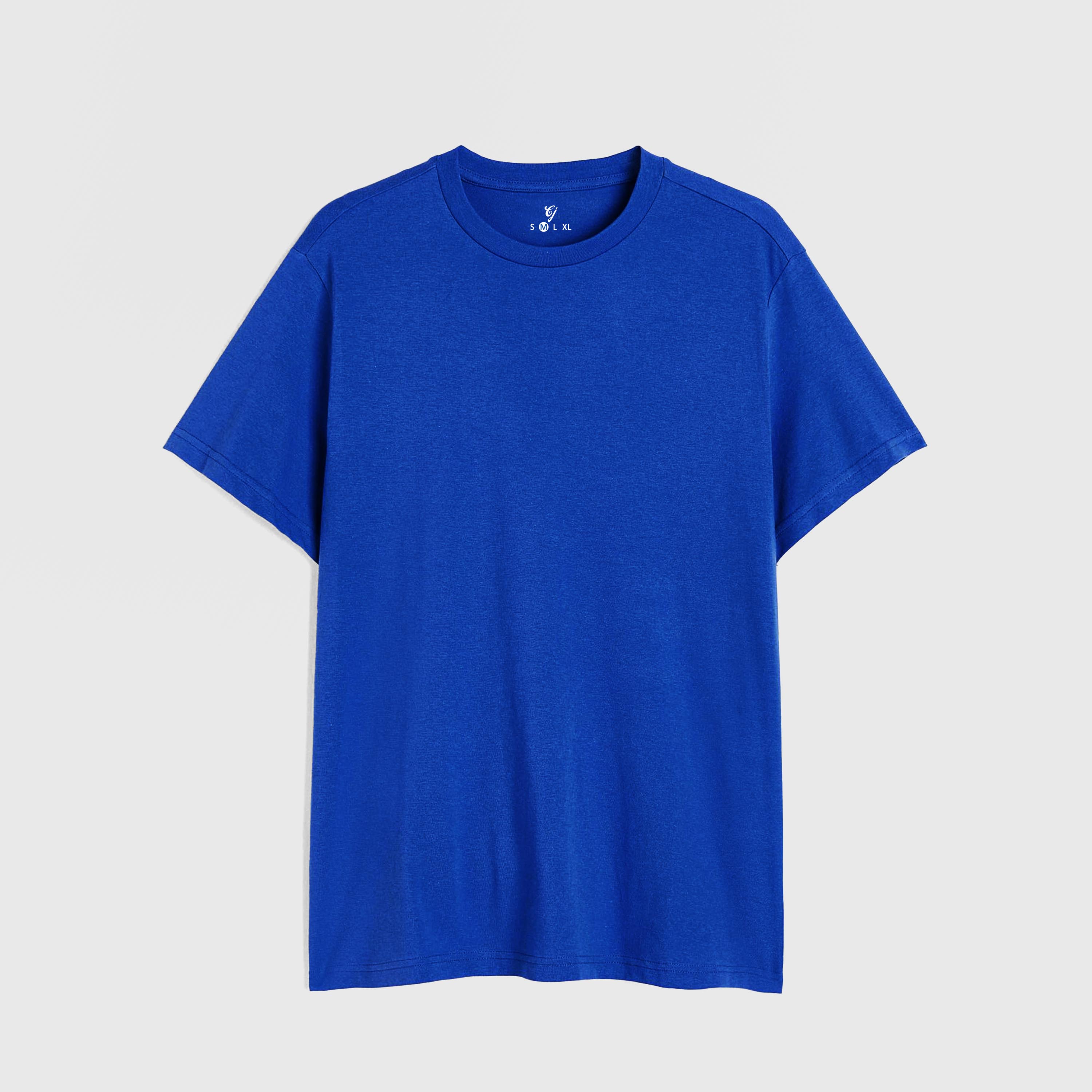 Plain Dark Blue Tee