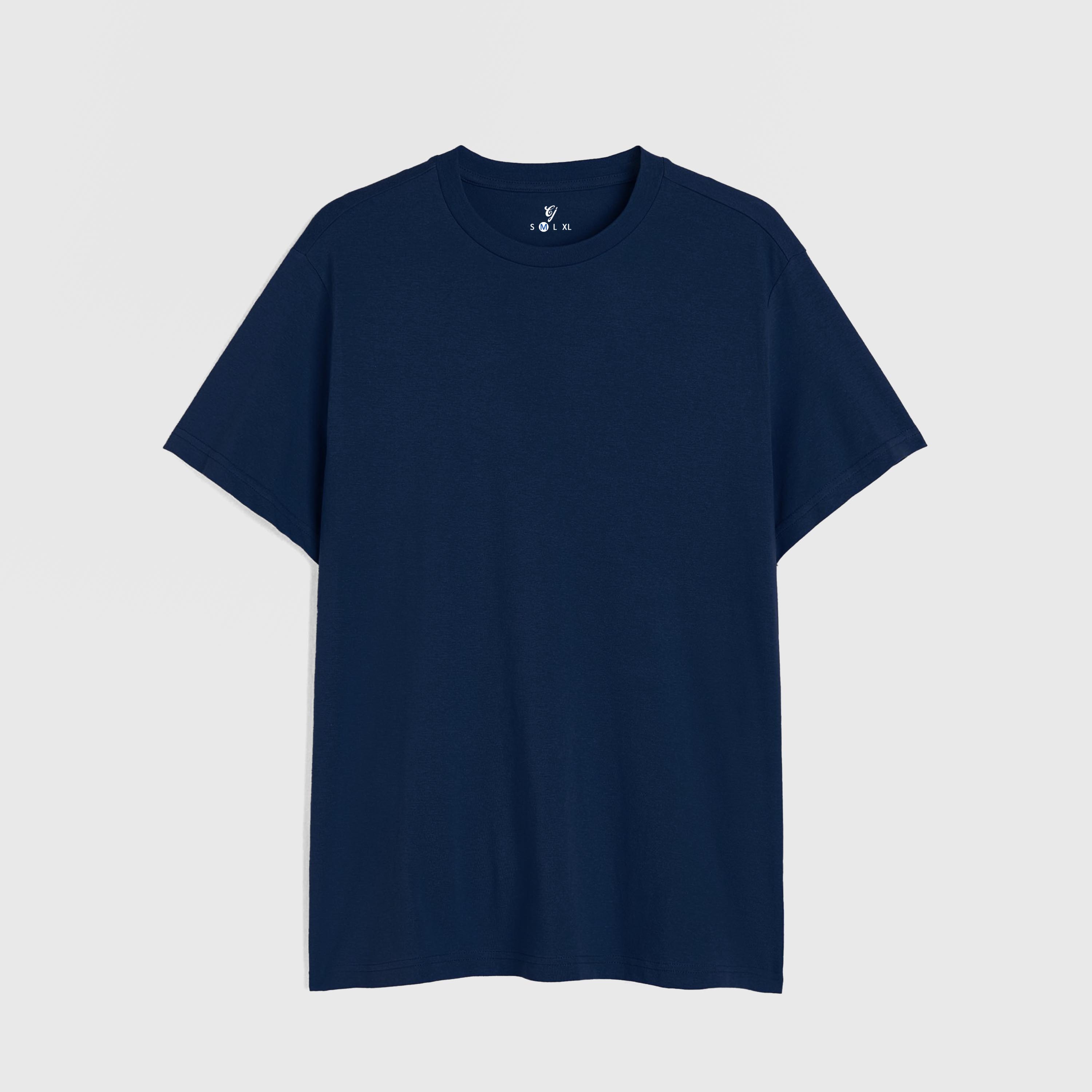 Plain Navy Blue Tee